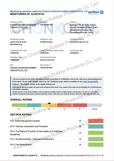 Amfori BSCI Factory Inspection Report