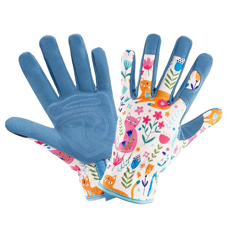 Women's Thorn-Proof Cut-Resistant Knitted Leather Gloves Ant