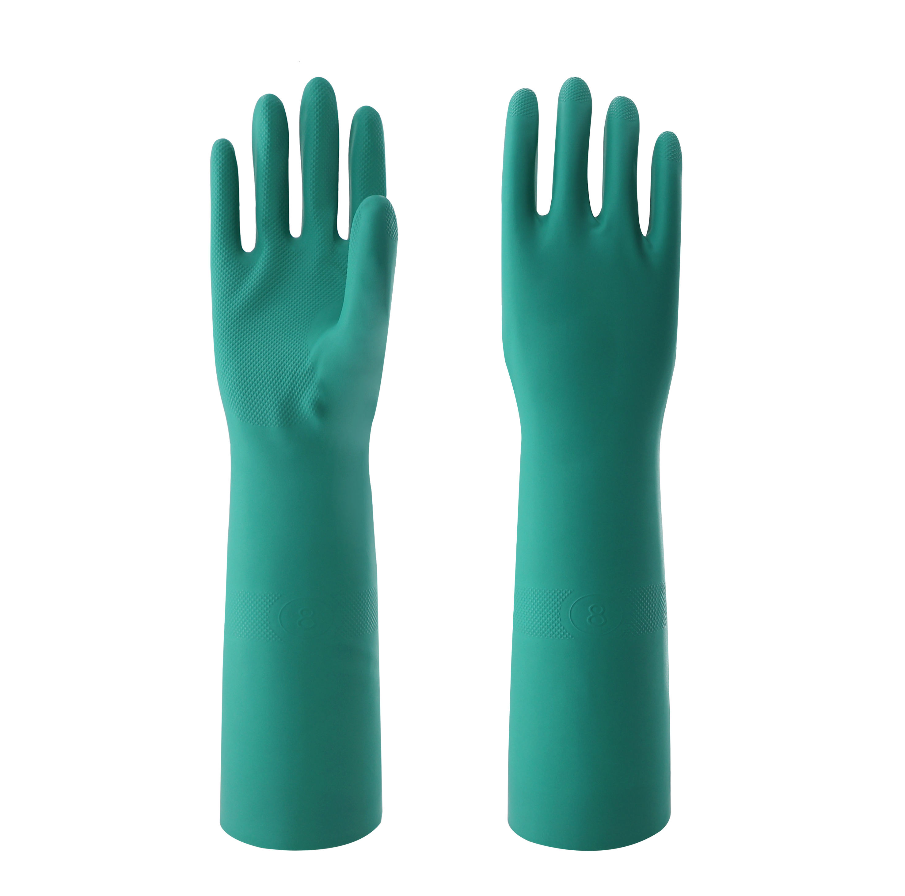 Industry Heavy Duty 15mil Nitrile Gloves Reusable and Waterp