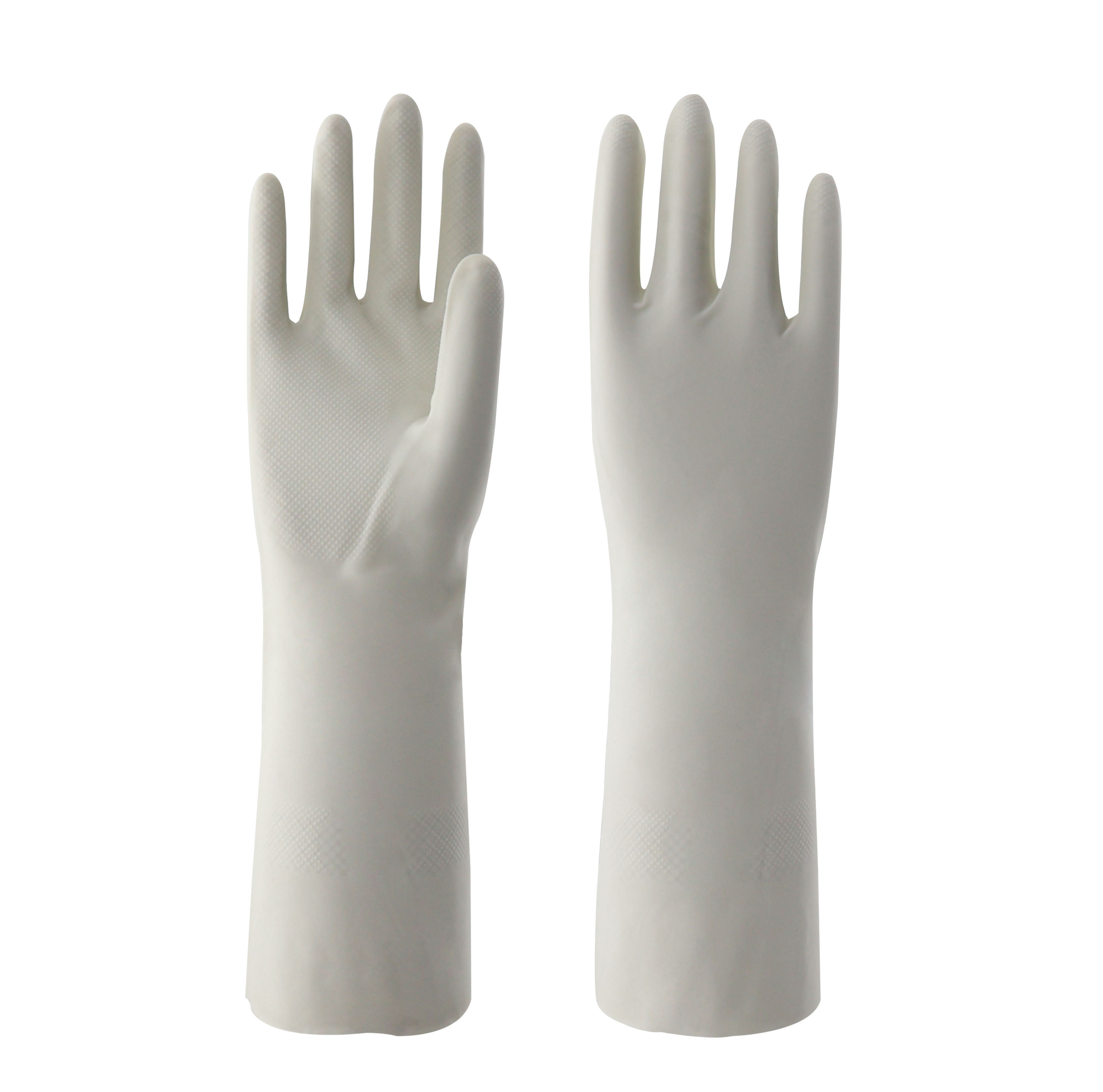 33cm 15mil White Durable Nitrile Construction Gloves Industr